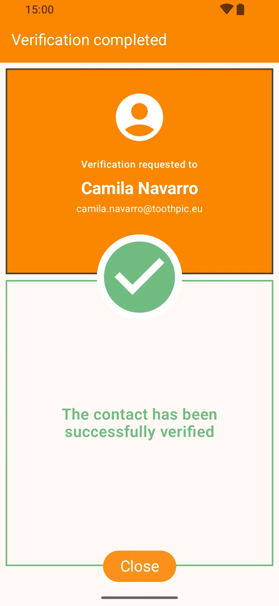 Step 6: Verified ✓